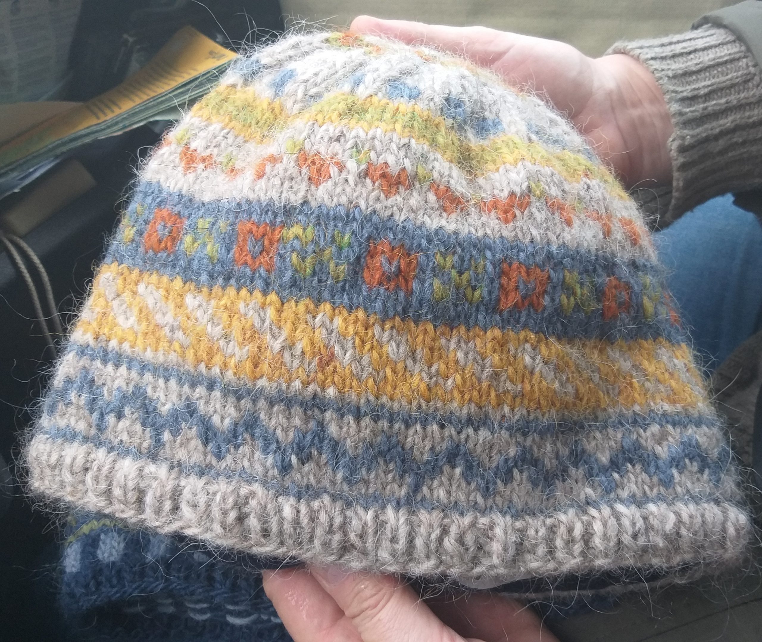 ik brei met IJslandse wol