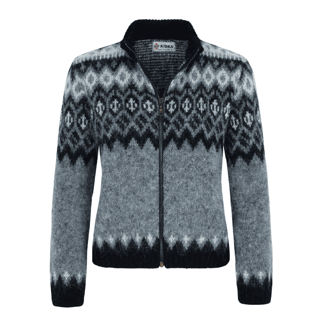 Kidka IJslands vest grijs