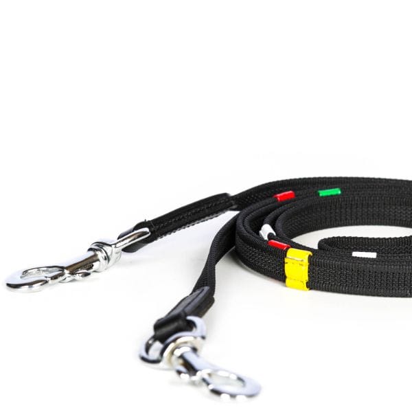 Eques Anti-slip teugel met gekleurde stops (2) Eques Anti Slip teugels met gekleurde stops