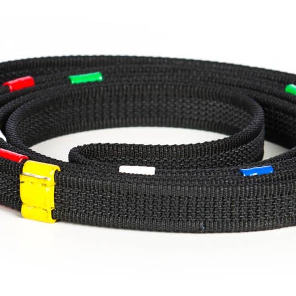 Eques Anti-slip teugel met gekleurde stops (3) Eques Anti Slip teugels met gekleurde stops