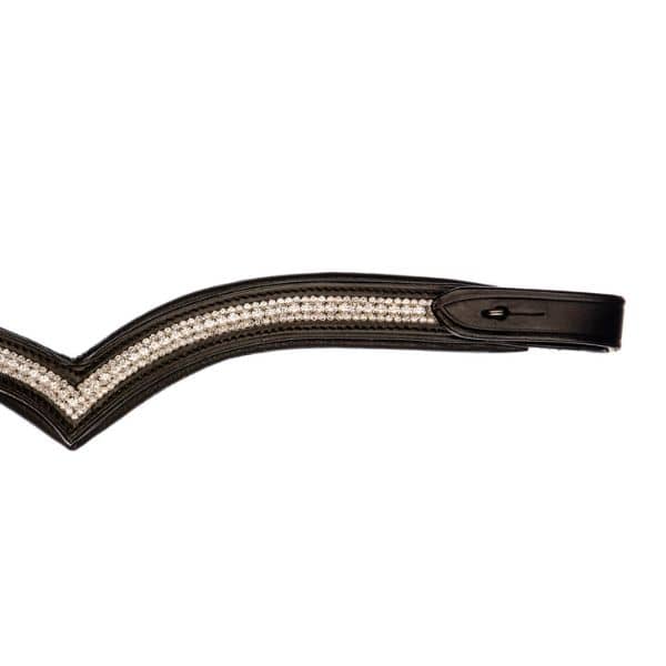 Eques V frontriem witte kristallen (2) Eques V frontriem witte kristallen