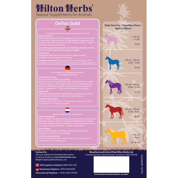 Hilton Herbs Detox Gold Hilton Herbs Detox Gold