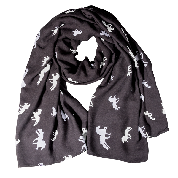 Karlslund sjaal-zwart Karlslund sjaal-zwart