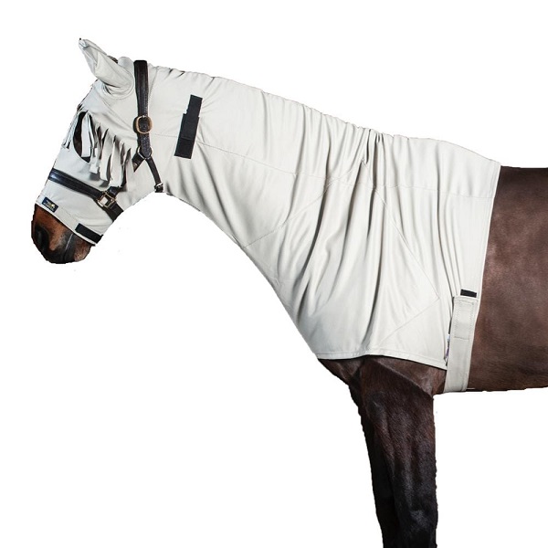 Halsdeken met fringes Sweet itch halsdeken