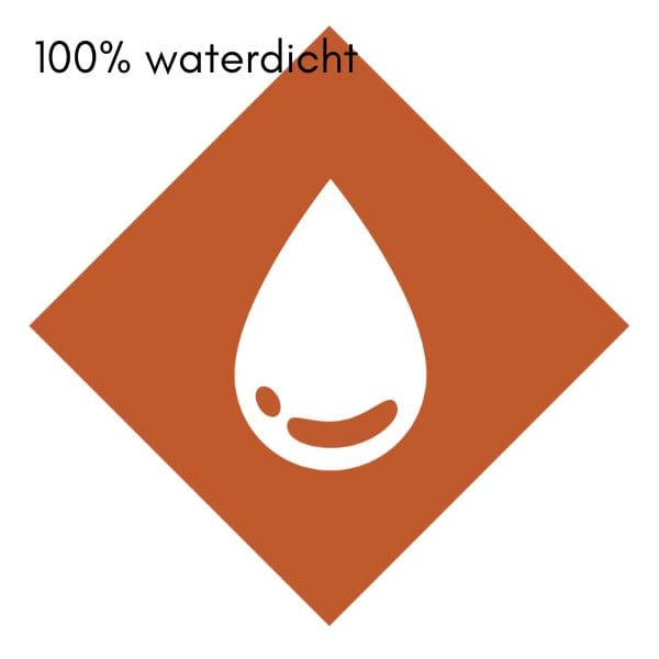 100% waterdicht