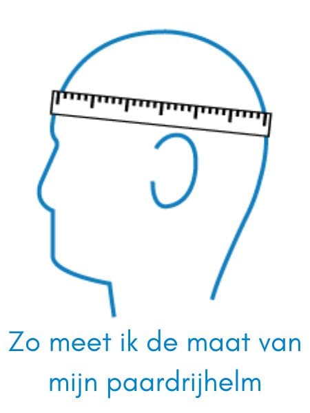 Zo meet ik de maat van mijn paardrijehlm Meten rijhelm