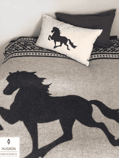 Islensk deken beige Islensk deken beige